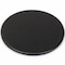 Dacasso Black Leatherette 10 Round Coaster Set with Holder AG-1335 - alternate 9